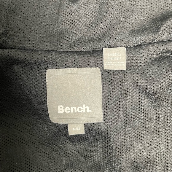 Bench Mens Fleece Maroon Jacket Size Medium - Picture 8 of 9